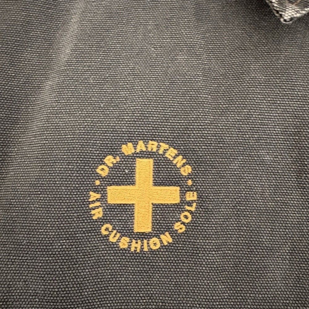 New Vintage Y2K Dickies X Doc Martens Gray Detroit Canvas Jacket Workwear Sz XL - Picture 5 of 14